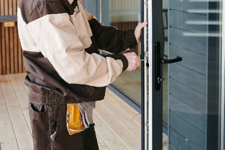 Cleaning And Polishing Glass Door Installation in Dunedin, FL